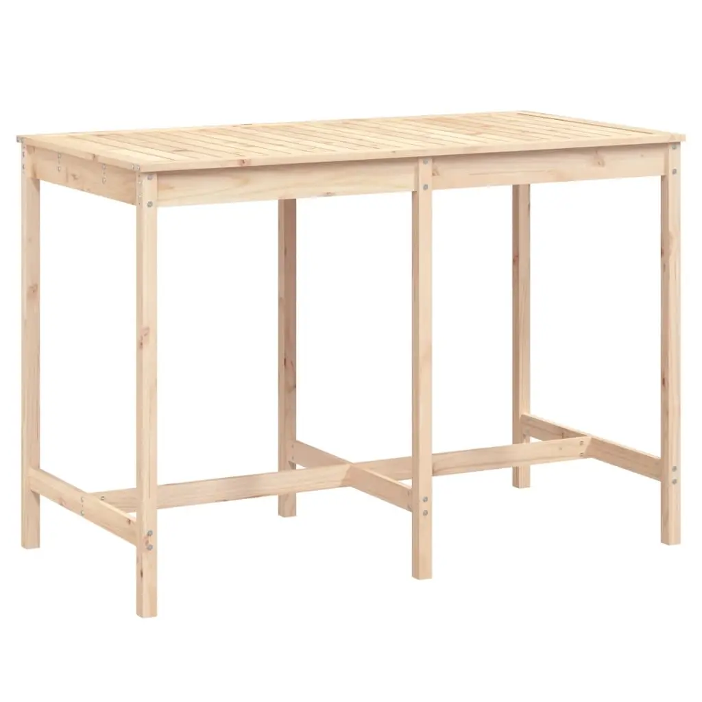 Garden Table 159.5x82.5x110 cm Solid Wood Pine 824095 - Furniture