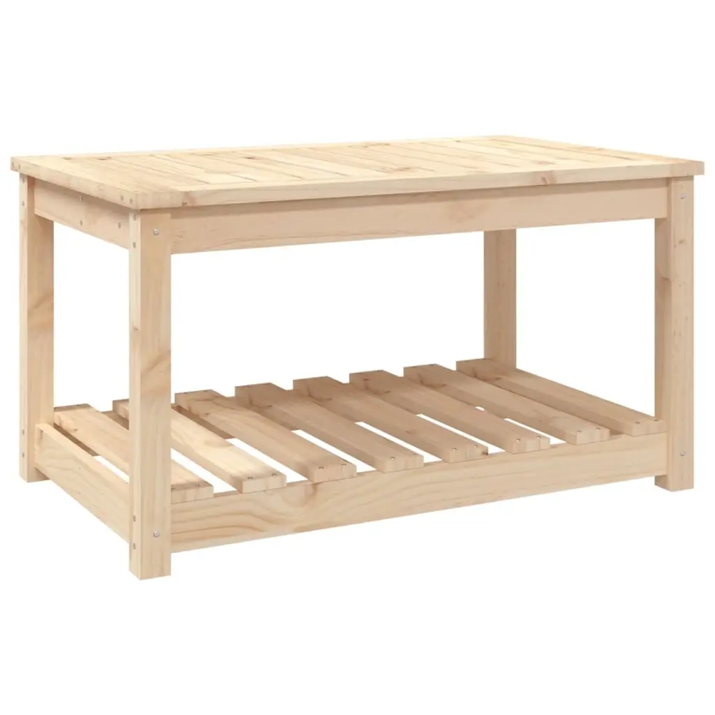 Garden Table 82.5x50.5x45 cm Solid Wood Pine 824134 - Furniture