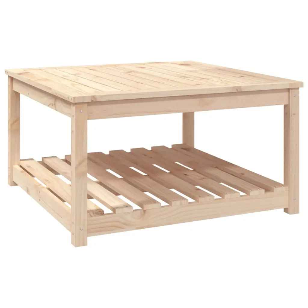 Garden Table 82.5x82.5x45 cm Solid Wood Pine 824141 - Furniture