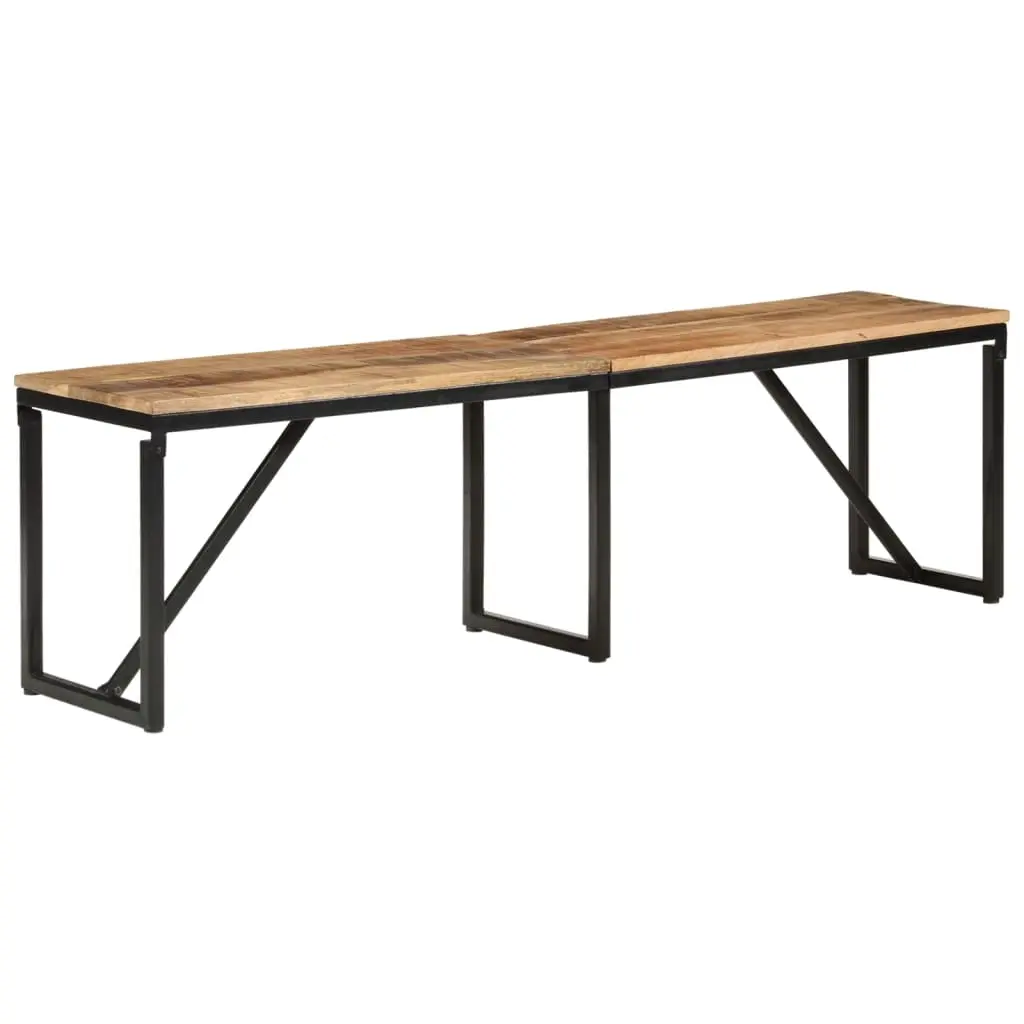 Bench 160x35x46 cm Solid Wood Mango 351683 - Furniture