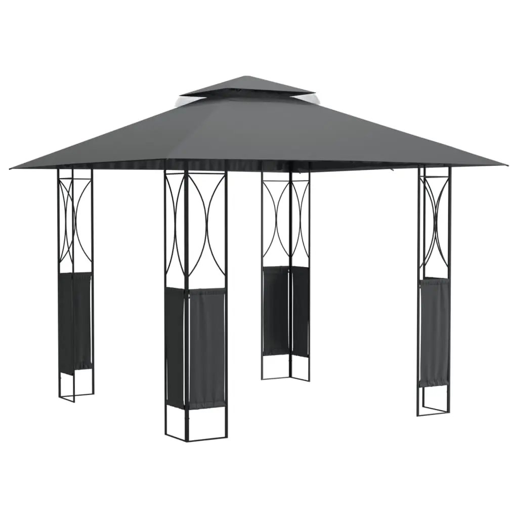 Gazebo with Roof Anthracite 300x300x270 cm Steel 360141 - Home & Garden