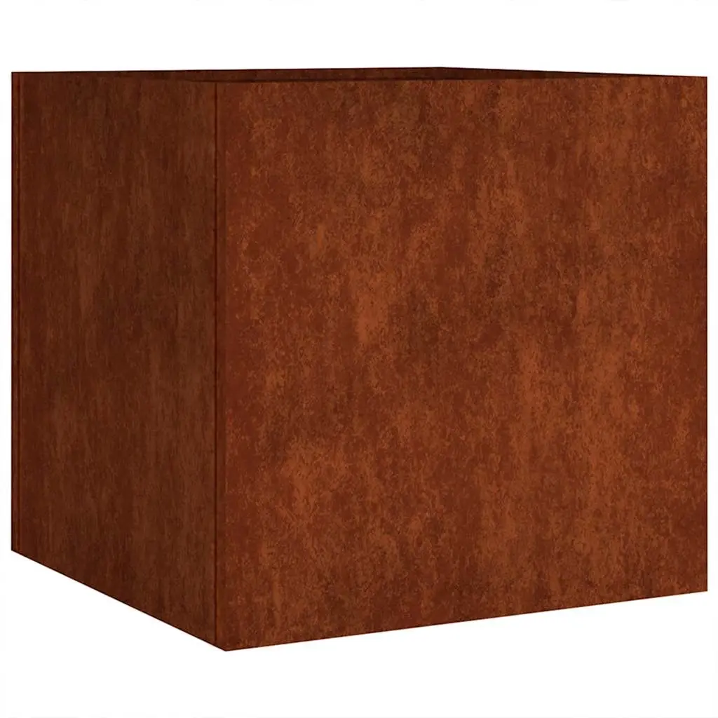 Planter 40x41x40 cm Corten Steel 824518 - Home & Garden