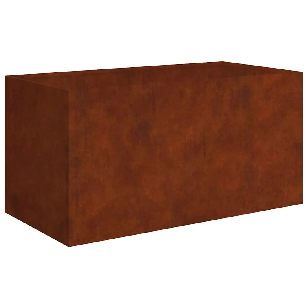 Planter 80x40x40 cm Corten Steel 824530 - Home & Garden