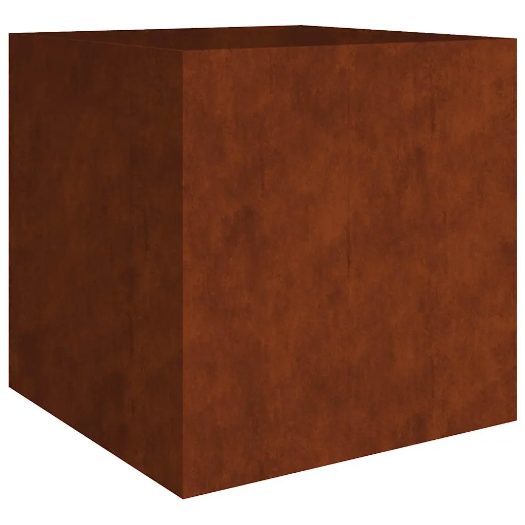 Planter 80x80x80 cm Corten Steel 824537 - Home & Garden