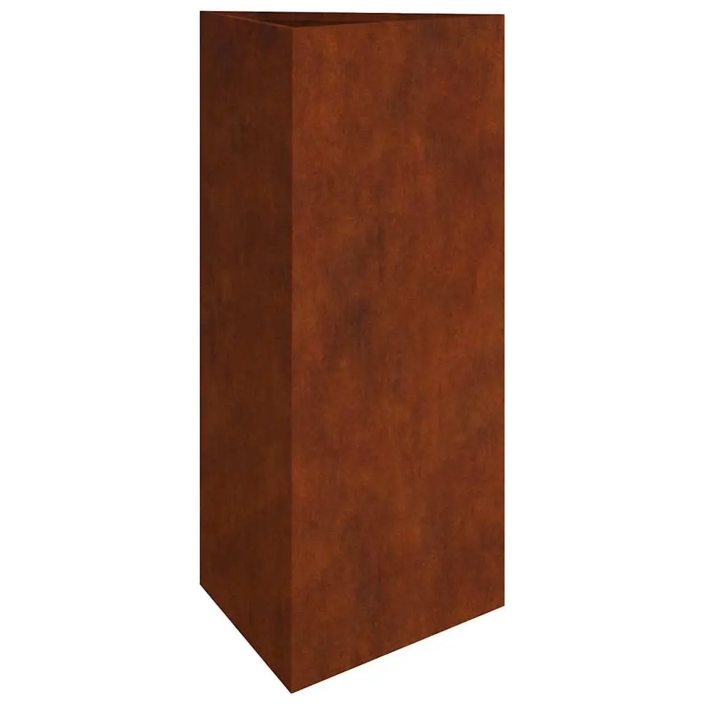Garden Planter 40x34.5x75 cm Corten Steel 824546 - Home & Garden