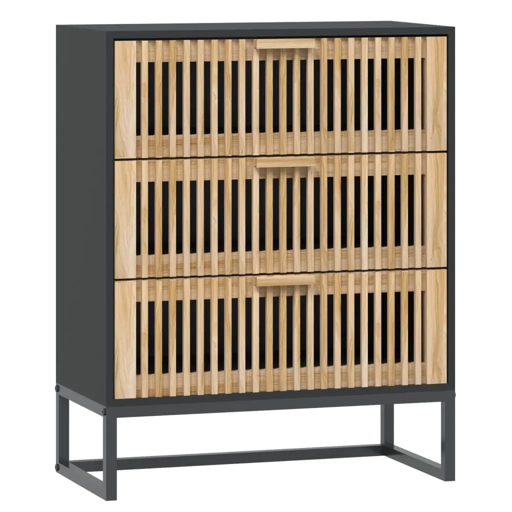 Sideboard Black 60x30x75 cm Engineered Wood 352113 - Furniture