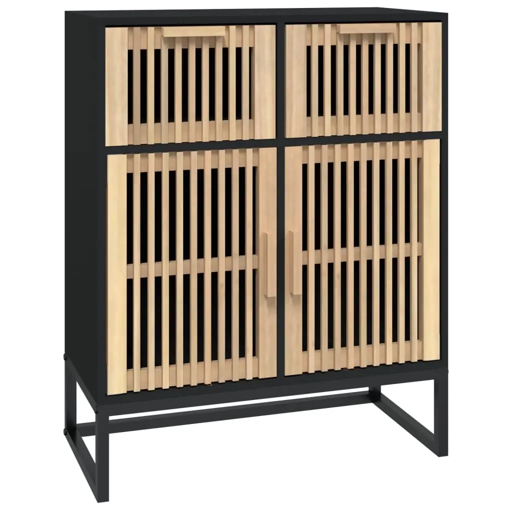 Sideboard Black 60x30x75 cm Engineered Wood 352116 - Furniture