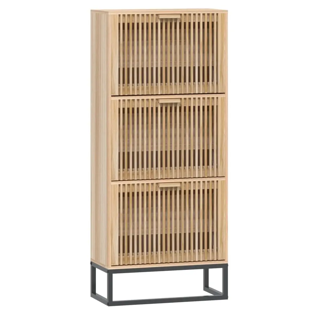 Shoe Cabinet 52x25x120 cm Engineered Wood 352129 - Home & Garden