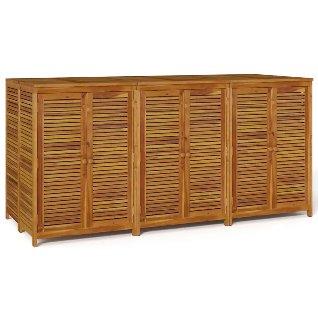 Garden Storage Box 210x87x104 cm Solid Wood Acacia 3155243 - Outdoor Storage Boxes - Up to 60% off