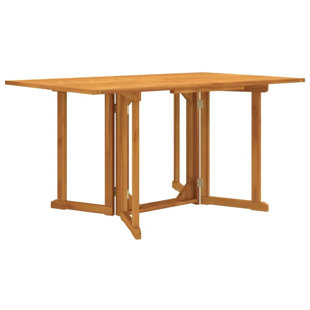 Folding Butterfly Garden Table 150x90x75 cm Solid Wood Teak 362751 - Furniture