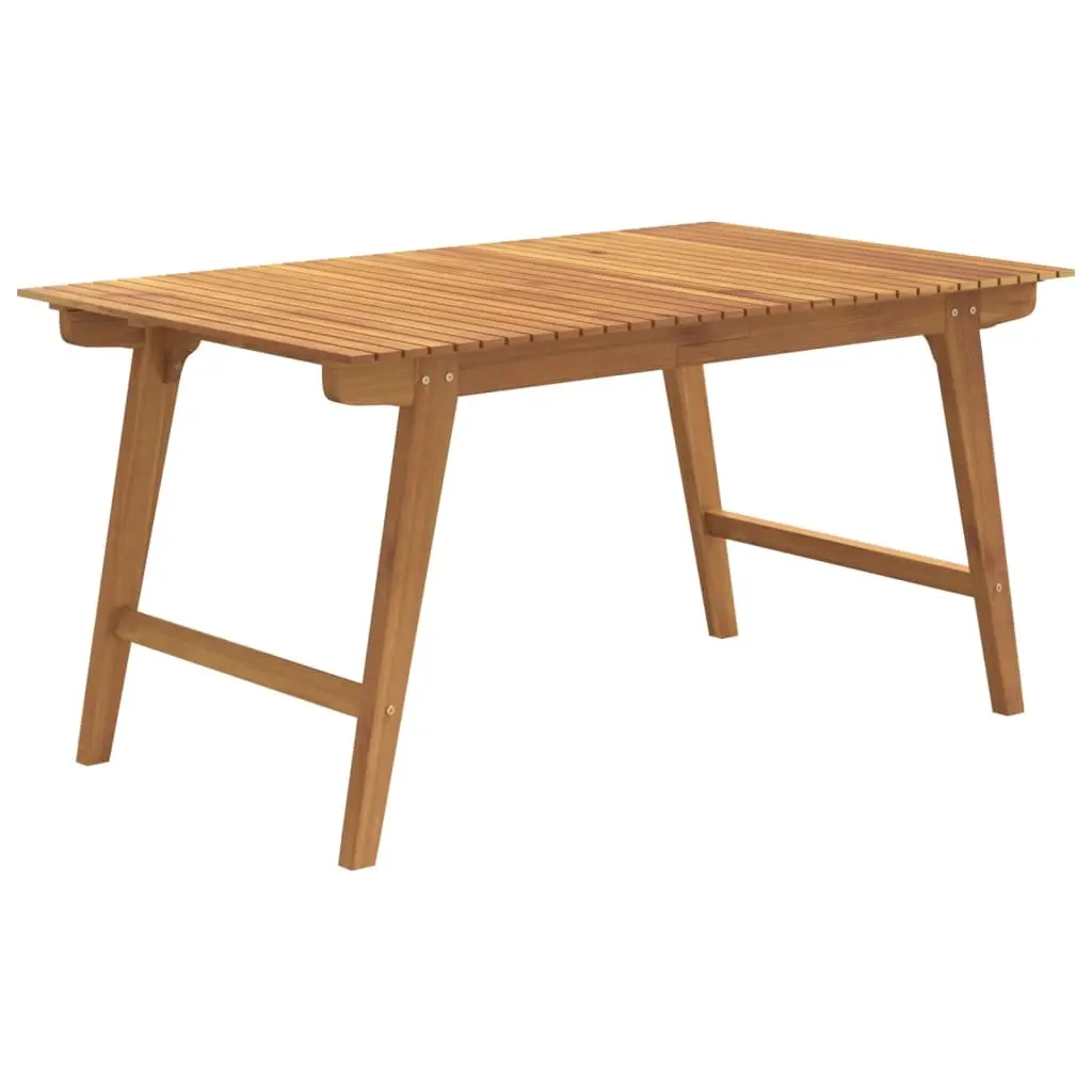 Garden Table 150x90x75 cm Solid Wood Acacia 363310 - Furniture