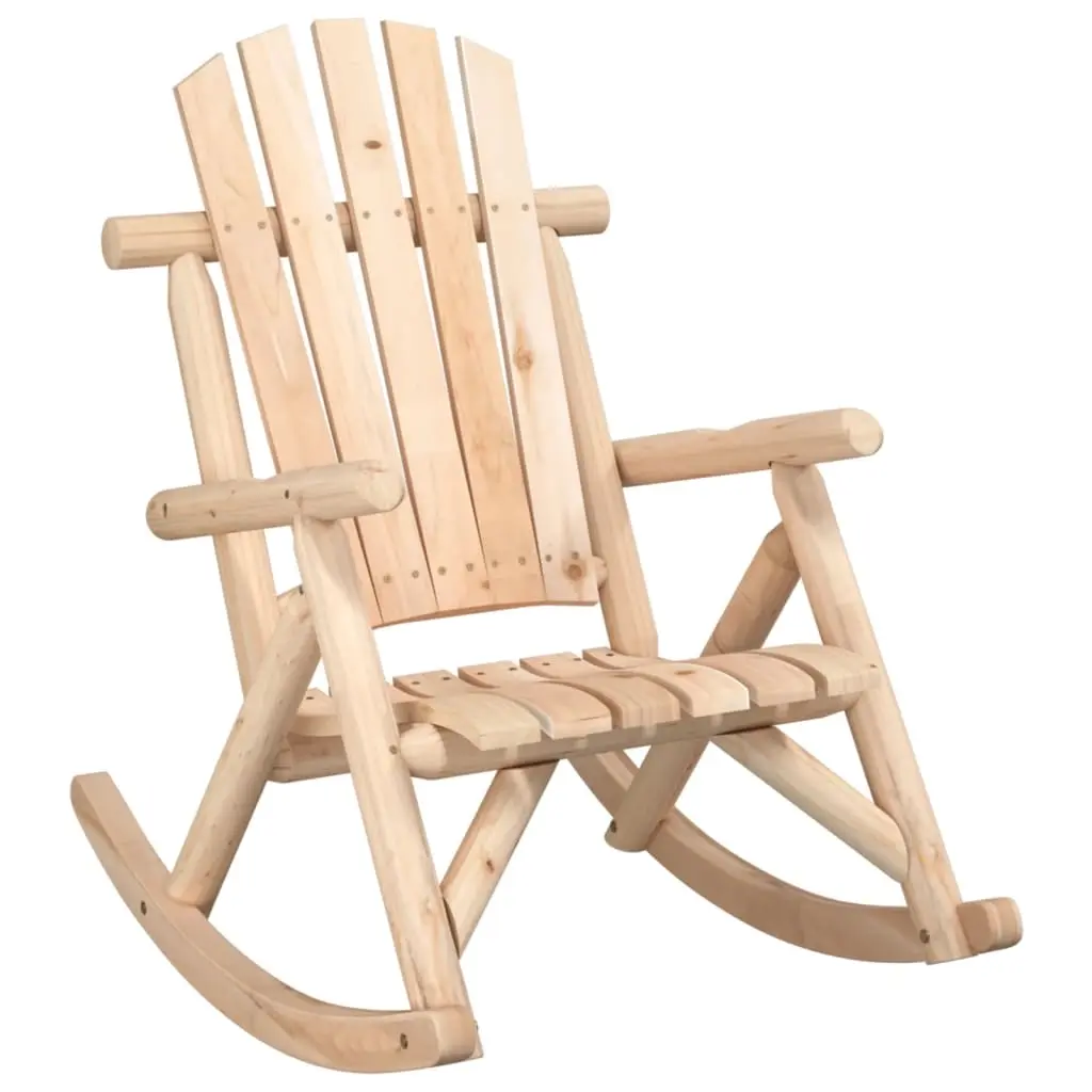Garden Rocking Chair 69x96x101 cm Solid Wood Spruce 363345 - Furniture