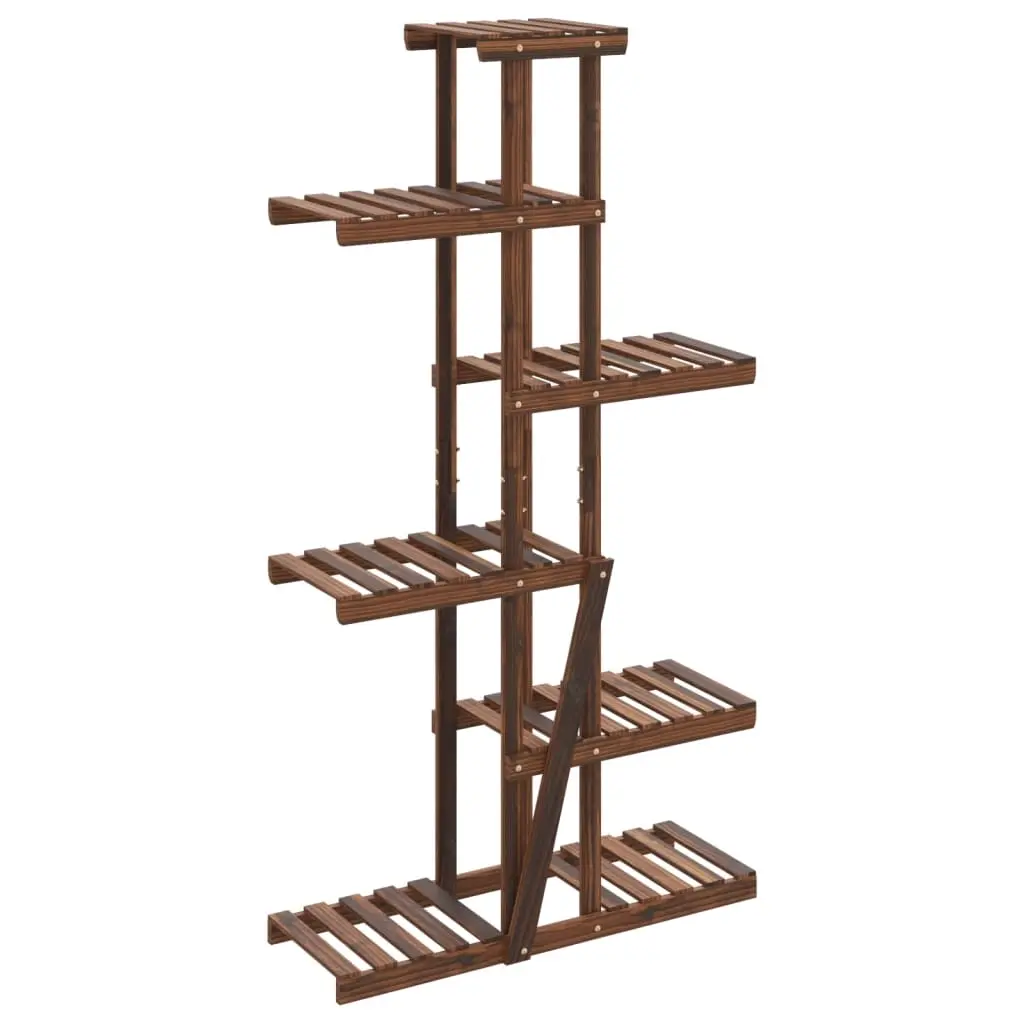 Flower Stand 75x25x140.5 cm Solid Wood Fir 362865 - Home & Garden