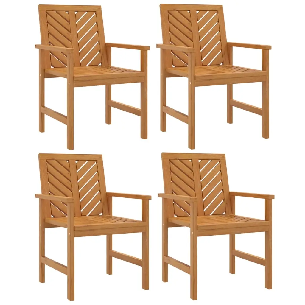 Garden Dining Chairs 4 pcs Solid Wood Acacia 3155975 - Furniture