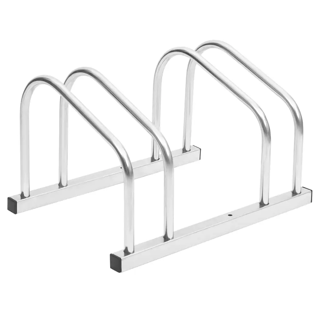 Bike Rack for 2 Bikes Galvanised Steel 154417 - Sports & Outdoor