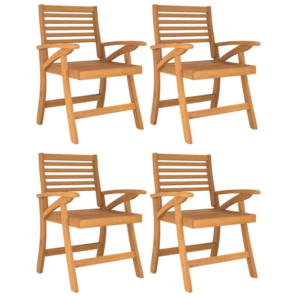 Garden Chairs 4 pcs 58x58x87 cm Solid Wood Acacia 3156868 - Furniture