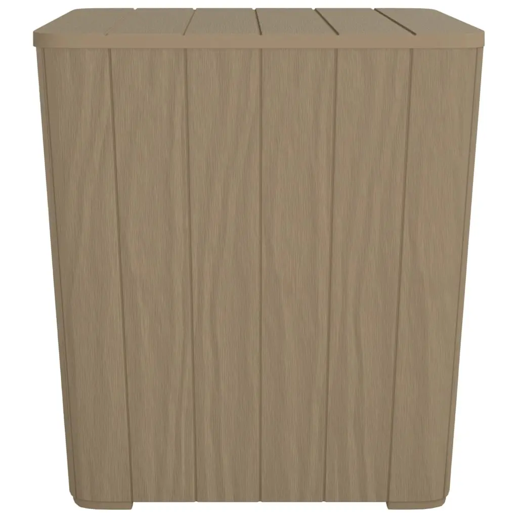Garden Table with Removable Lid Light Brown Polypropylene 364153 - Furniture