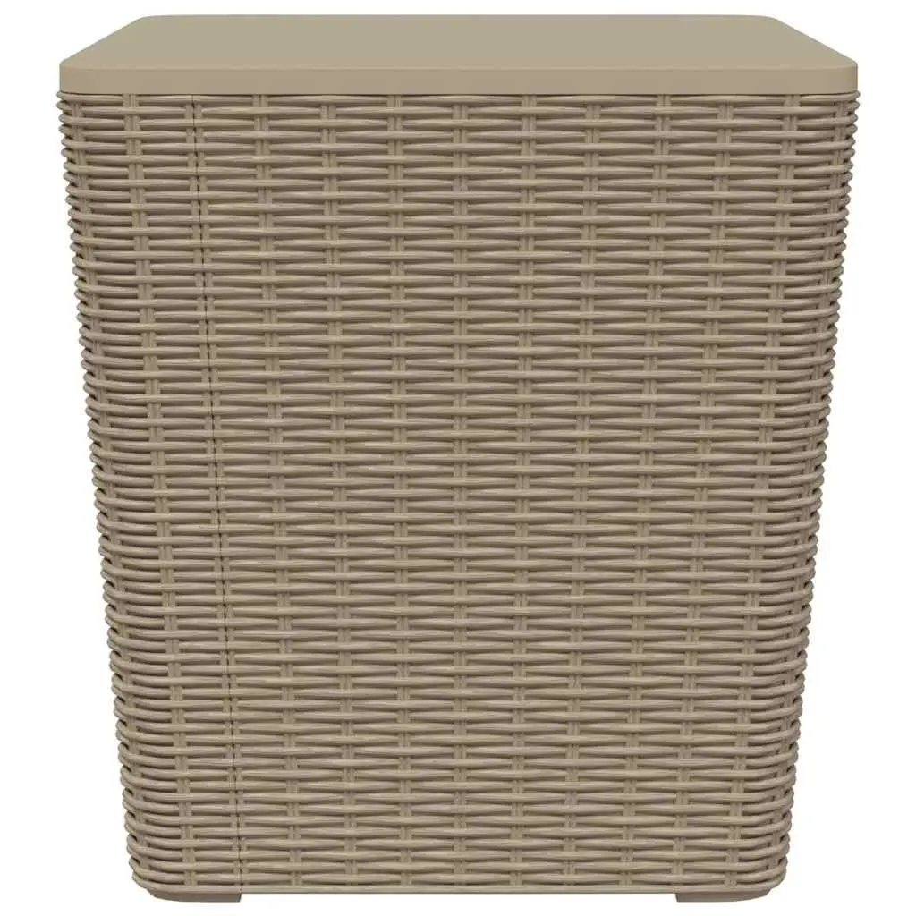 Garden Table with Removable Lid Light Brown Polypropylene 364154 - Furniture