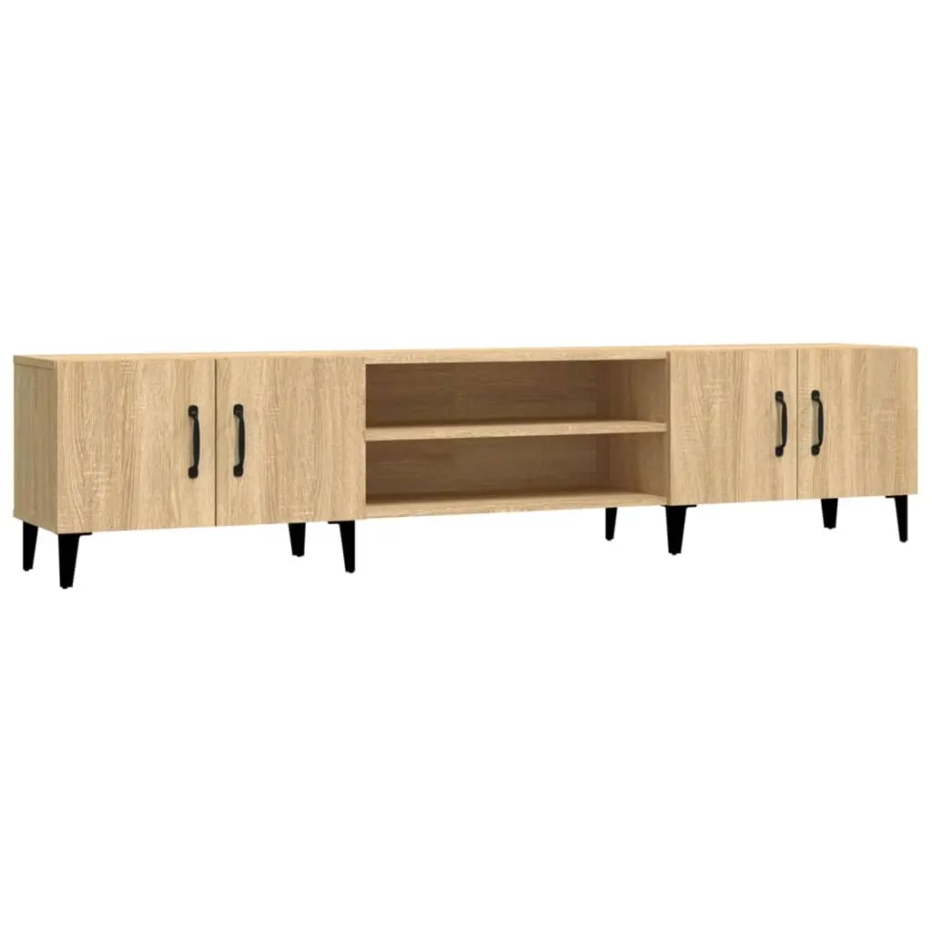 TV Cabinet Sonoma Oak 180x31.5x40 cm Engineered Wood 816267 - Furniture