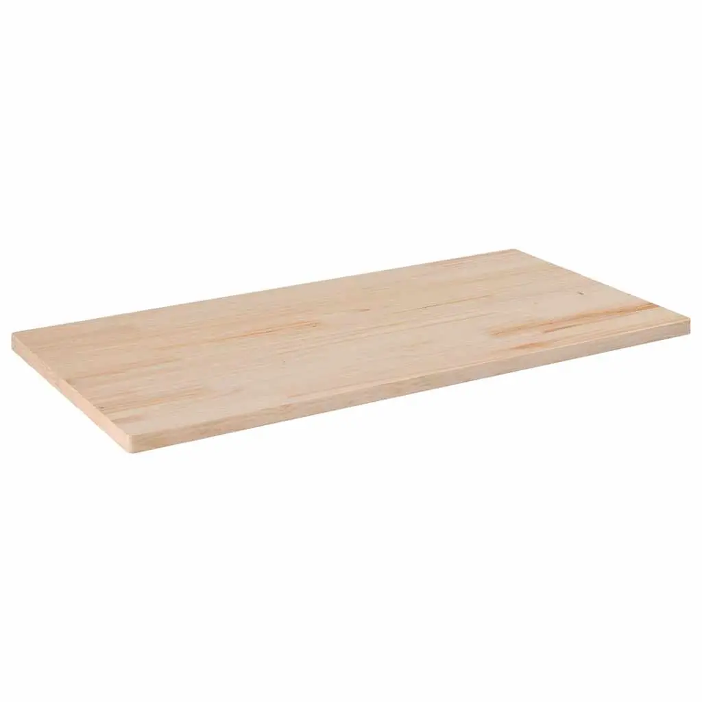 Table Top 110x55x2.5 cm Solid Wood Pine Rectangular 824410 - Furniture