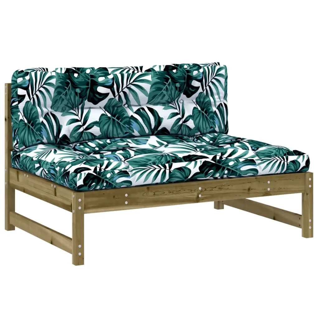Middle Sofa 120x80 cm Impregnated Wood Pine 825736 - Furniture