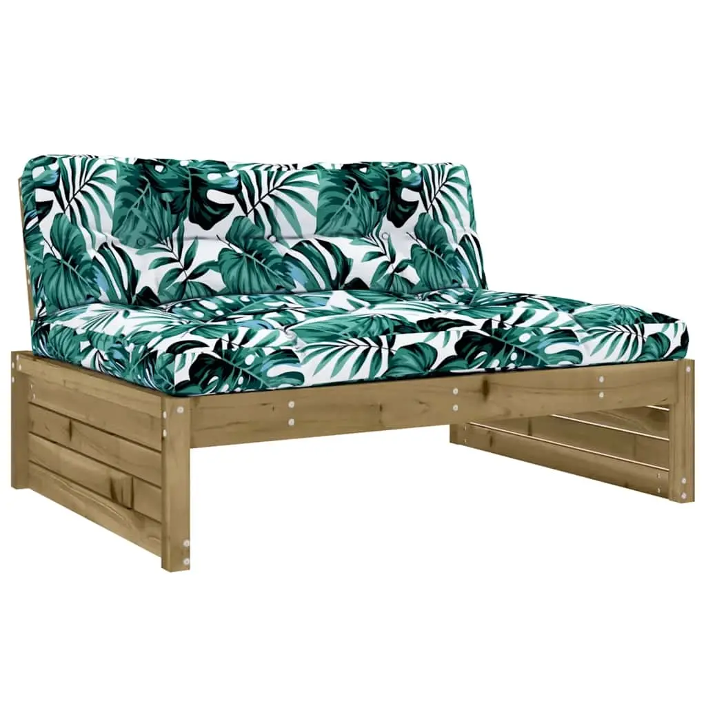 Middle Sofa 120x80 cm Impregnated Wood Pine 825764 - Furniture
