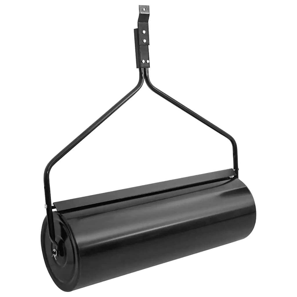 Garden Lawn Roller Push Black 63 L Iron 154466 - Home & Garden
