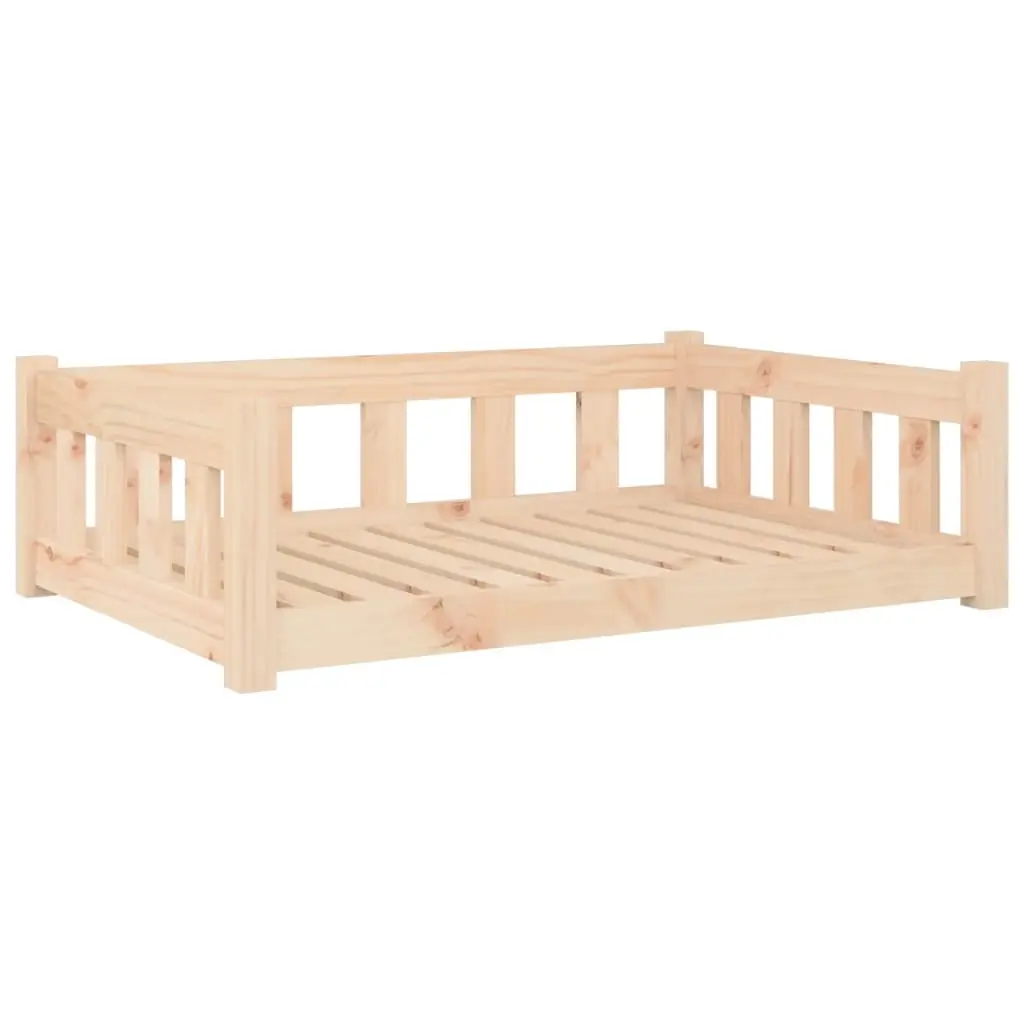 Dog Bed 95.5x65.5x28 cm Solid Wood Pine 833255 - Pets