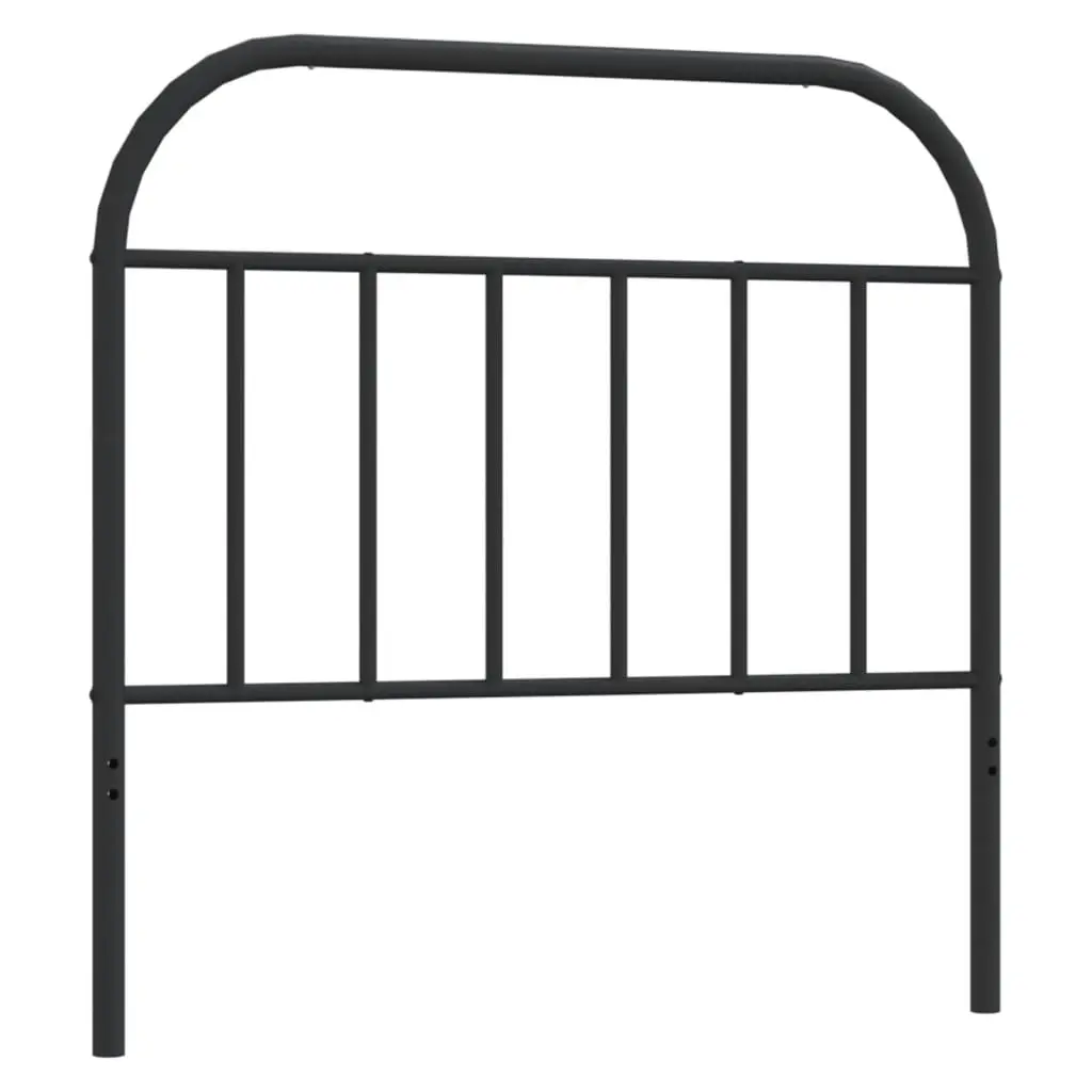 Metal Replace Headboard Black 107 cm 353665 - Furniture