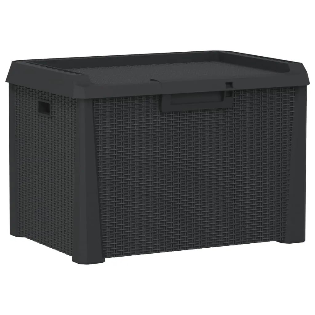 Garden Storage Box Anthracite 125 L PP 364209 - Outdoor Storage Boxes - Up to 60% off