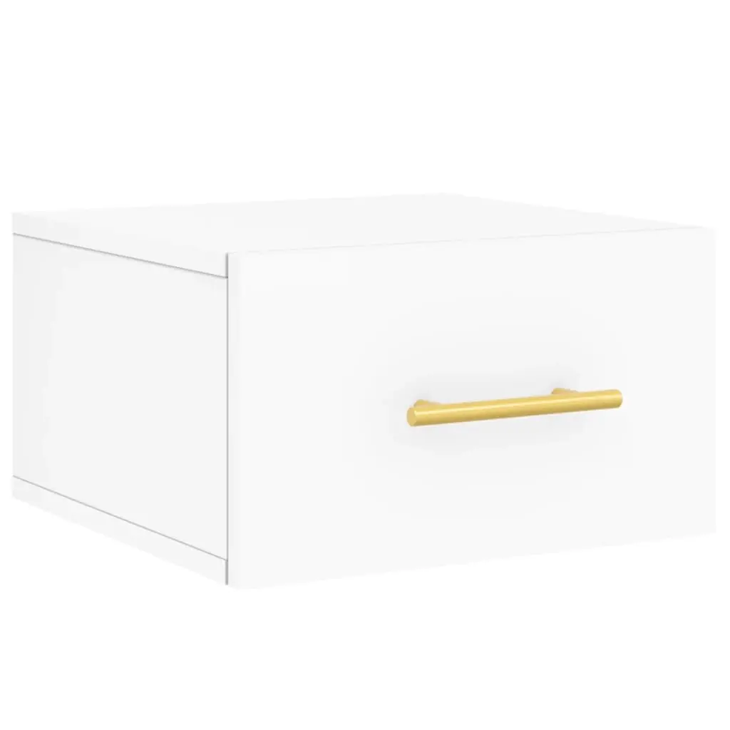 Wall-mounted Bedside Cabinet White 35x35x20 cm 829788