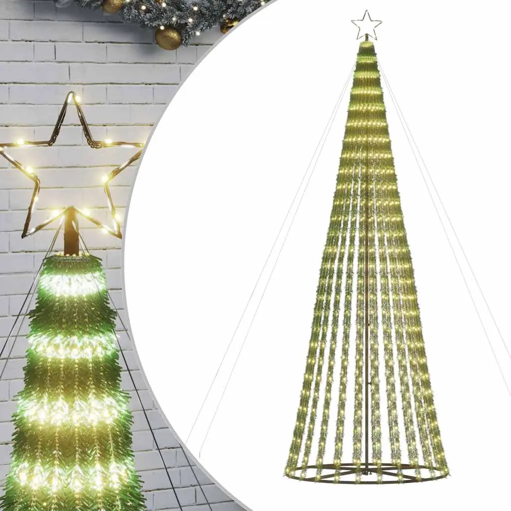 LED Christmas Tree 688 LEDs Warm White 300 cm 358159 - Home & Garden