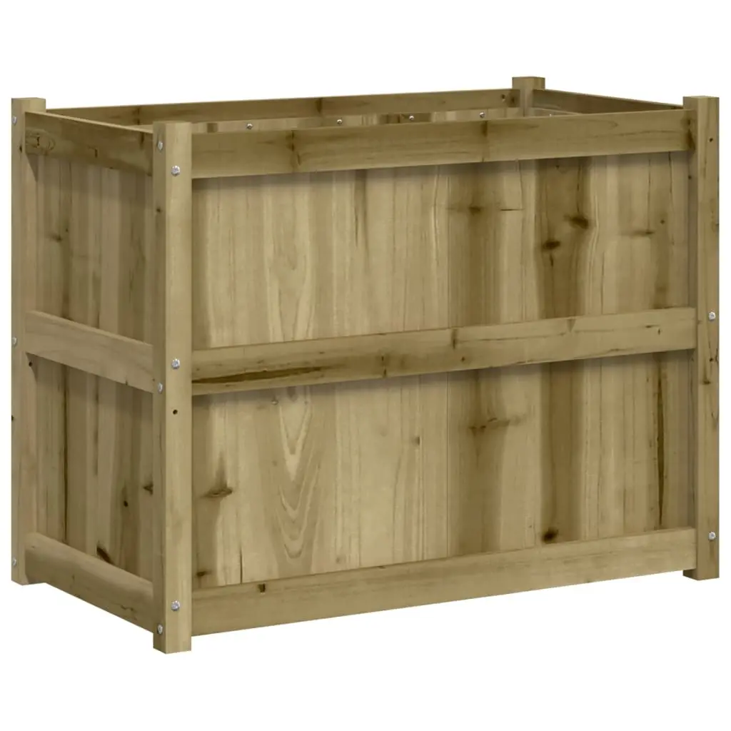 Garden Planter 90x50x70 cm Impregnated Wood Pine 837473 - Home & Garden