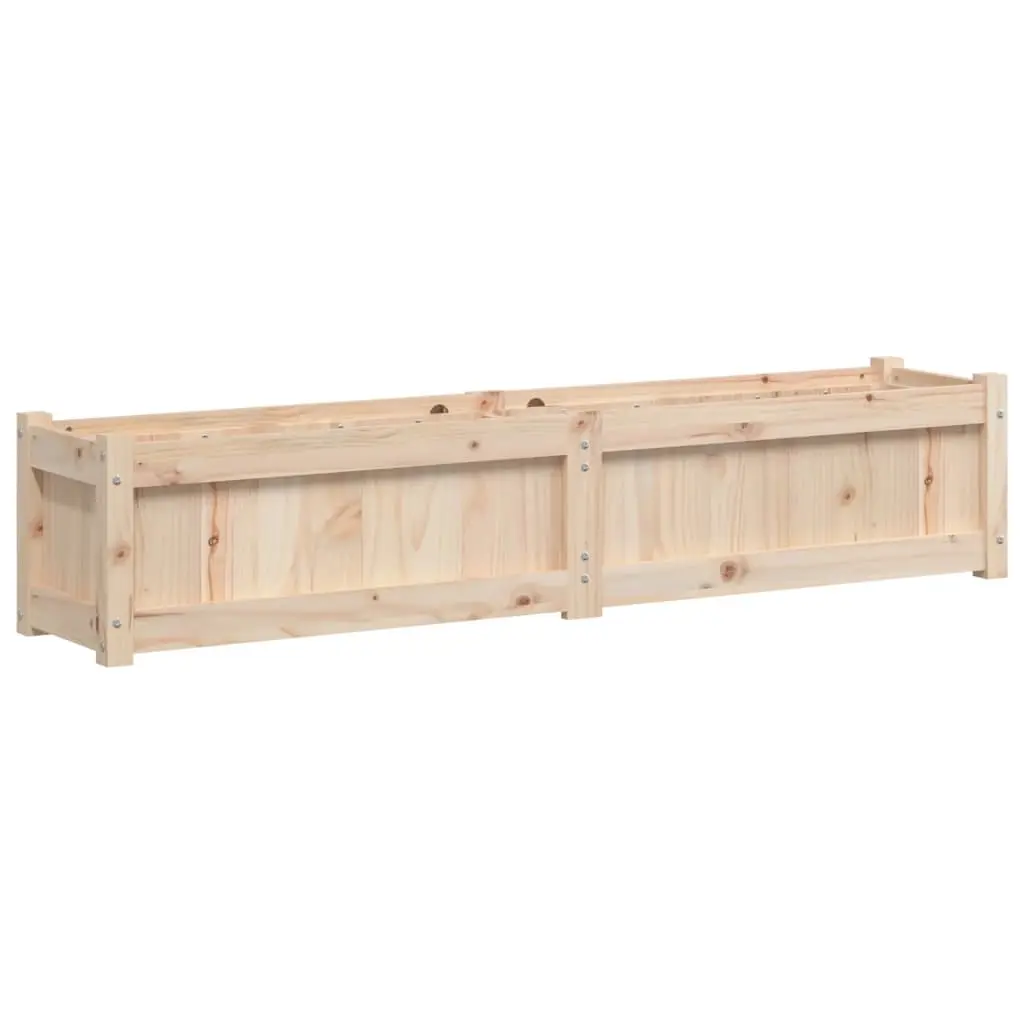 Garden Planter 150x31x31 cm Solid Wood Pine 837474 - Home & Garden