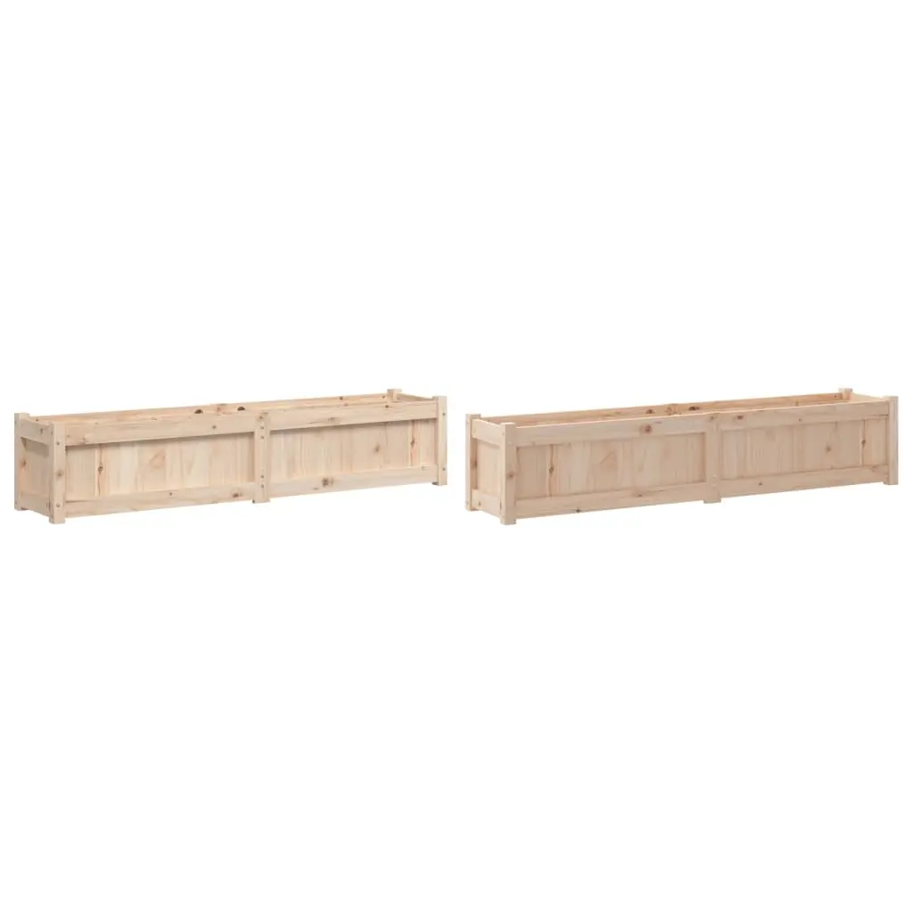 Garden Planters 2 pcs Solid Wood Pine 837475 - Home & Garden