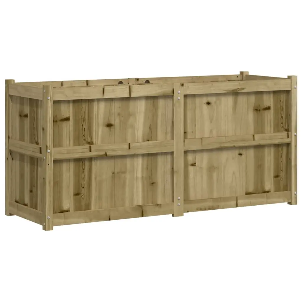 Garden Planter 150x50x70 cm Impregnated Wood Pine 837493 - Home & Garden