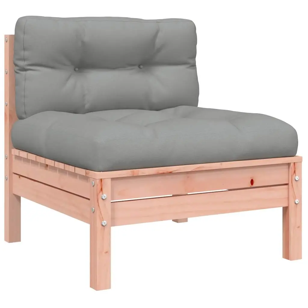 Garden Sofa Armless with Cushions Solid Wood Douglas 838159 - Furniture