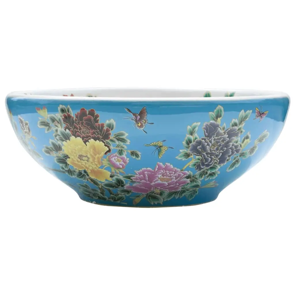 Countertop Basin Multicolour Round Φ41x14 cm Ceramic 155055 - Hardware
