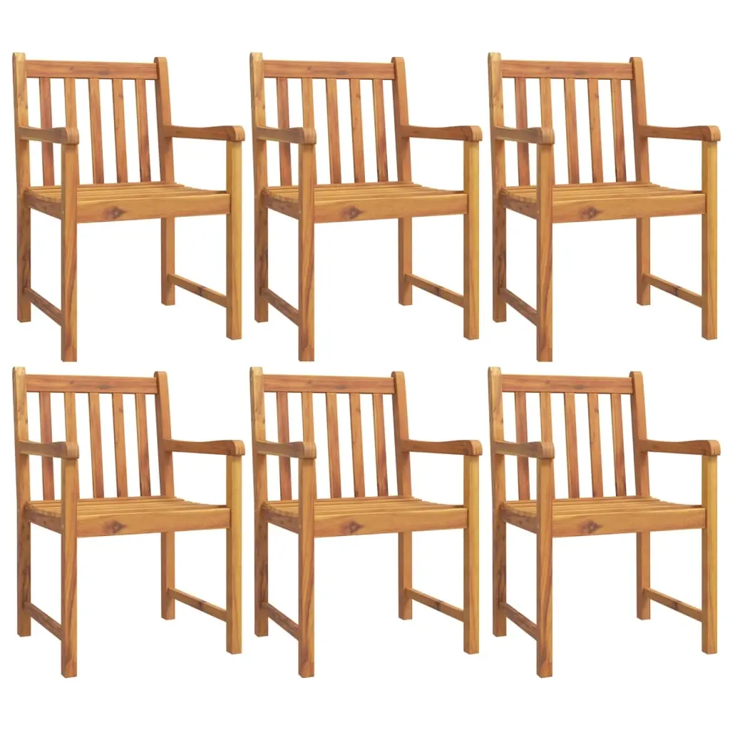 Garden Chairs 6 pcs 56x55.5x90 cm Solid Wood Acacia 3206273 - Furniture