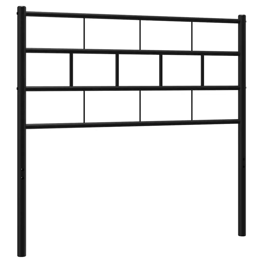 Metal Replace Headboard Black 107 cm 355689 - Furniture