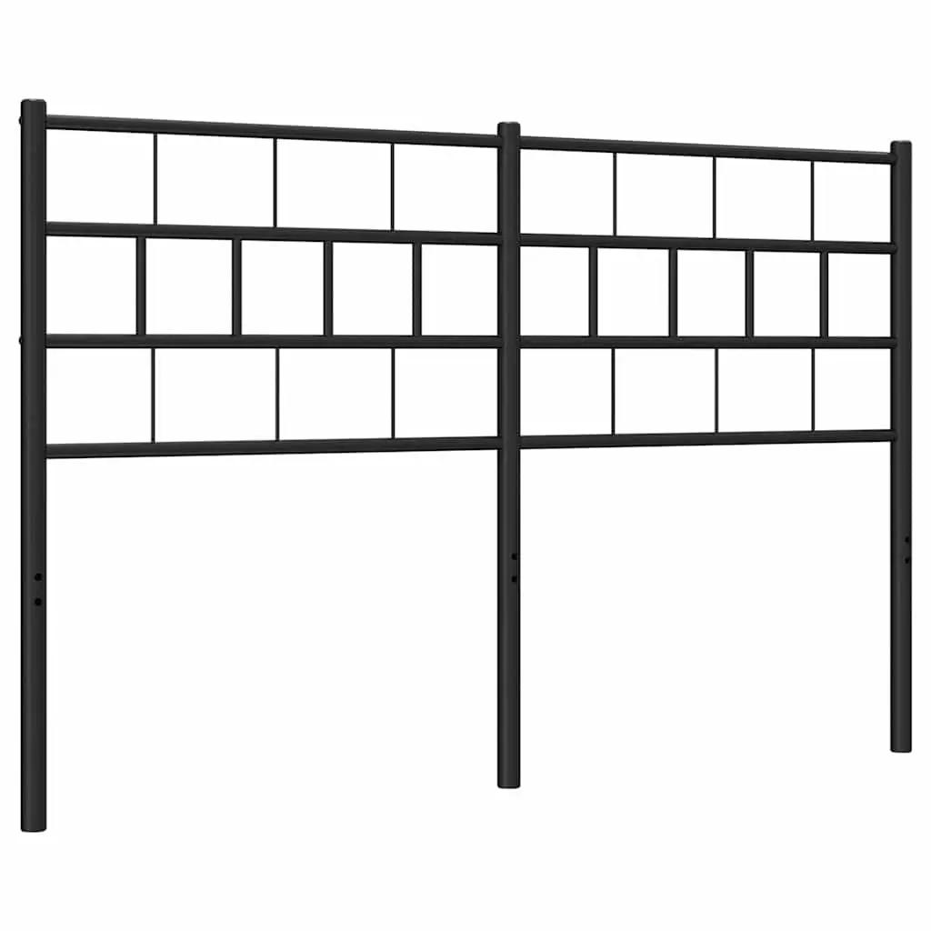 Metal Replace Headboard Black 150 cm 355693 - Furniture