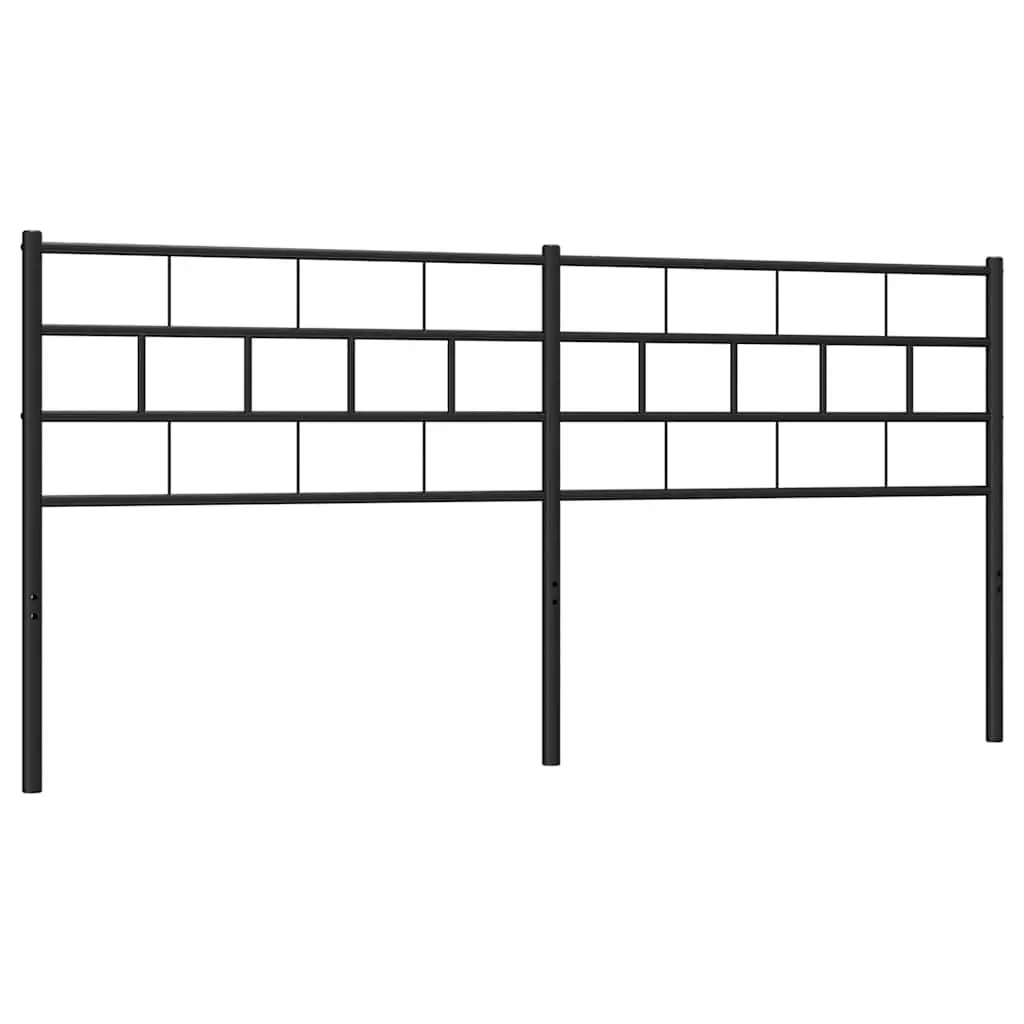 Metal Replace Headboard Black 180 cm 355695 - Furniture