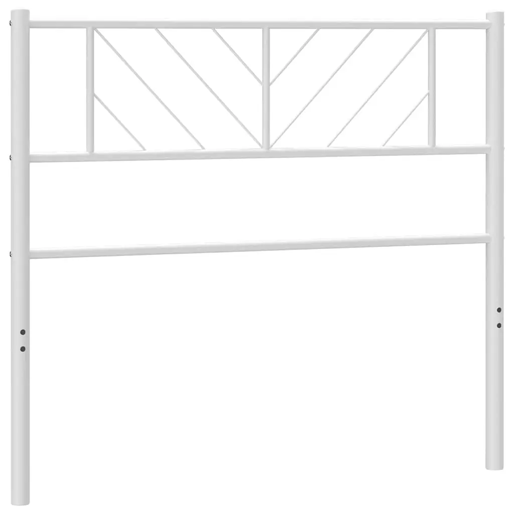 Metal Replace Headboard White 107 cm 372258 - Furniture
