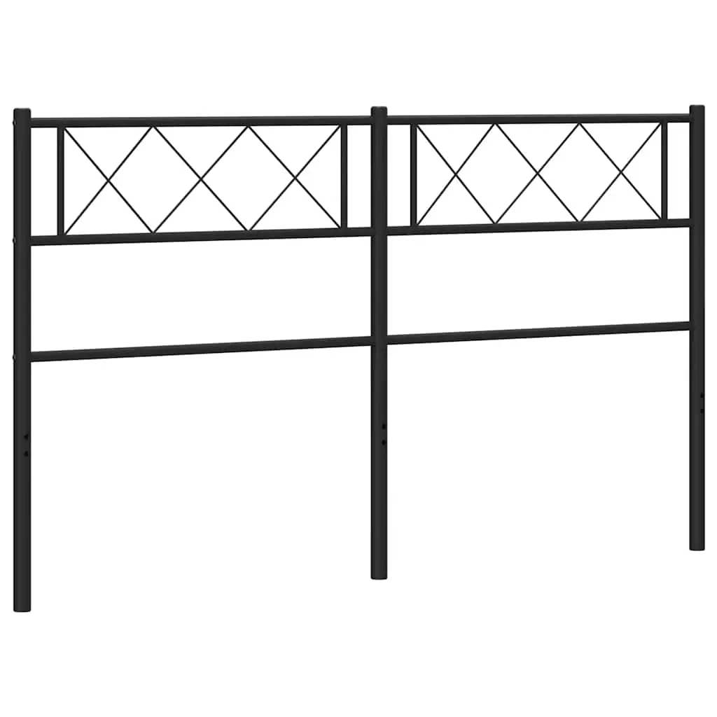 Metal Replace Headboard Black 150 cm 372311 - Furniture