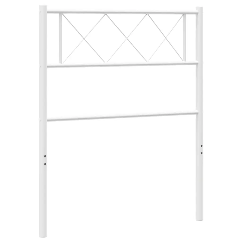 Metal Replace Headboard White 90 cm 372354 - Furniture