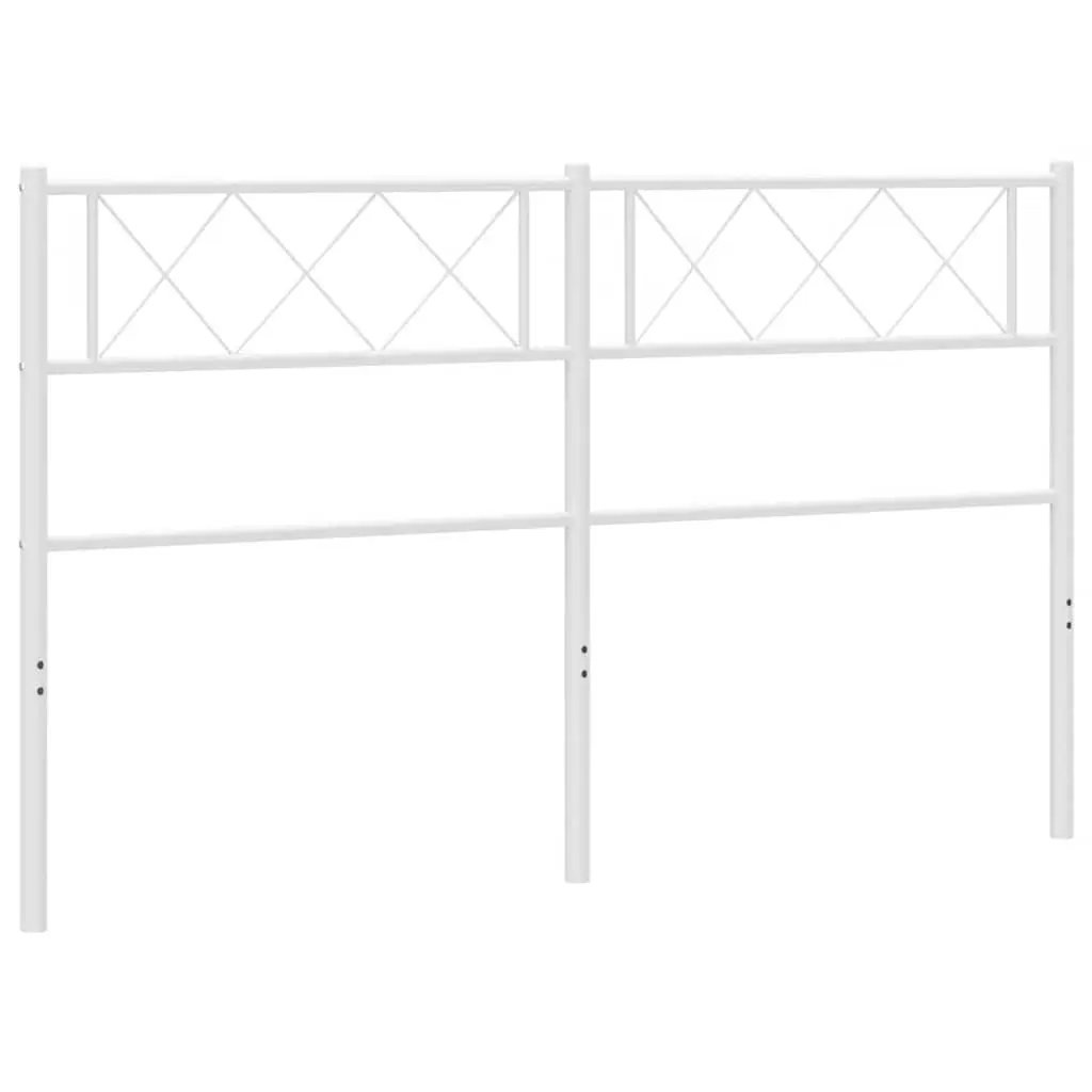 Metal Replace Headboard White 135 cm 372358 - Furniture