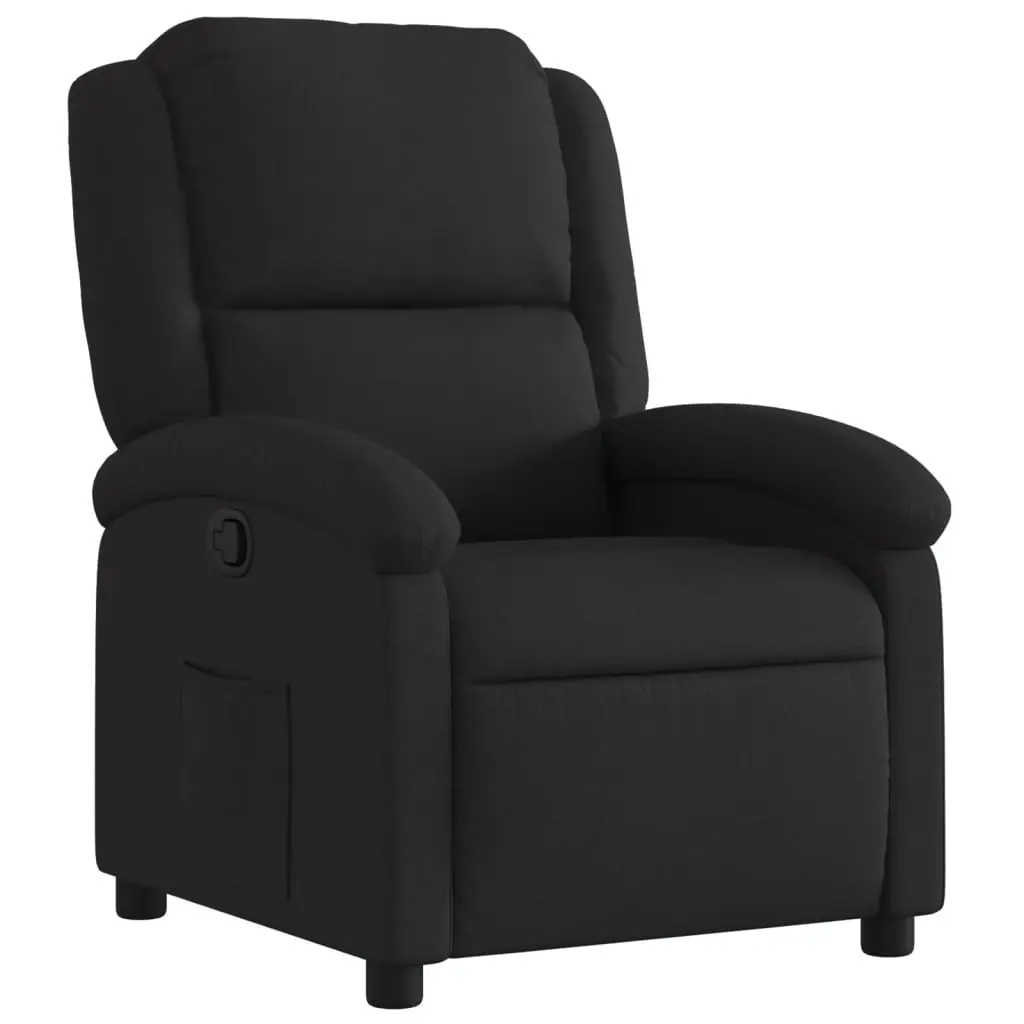 Recliner Chair Black Fabric 371753 - Over 40% off Living Room Furniture