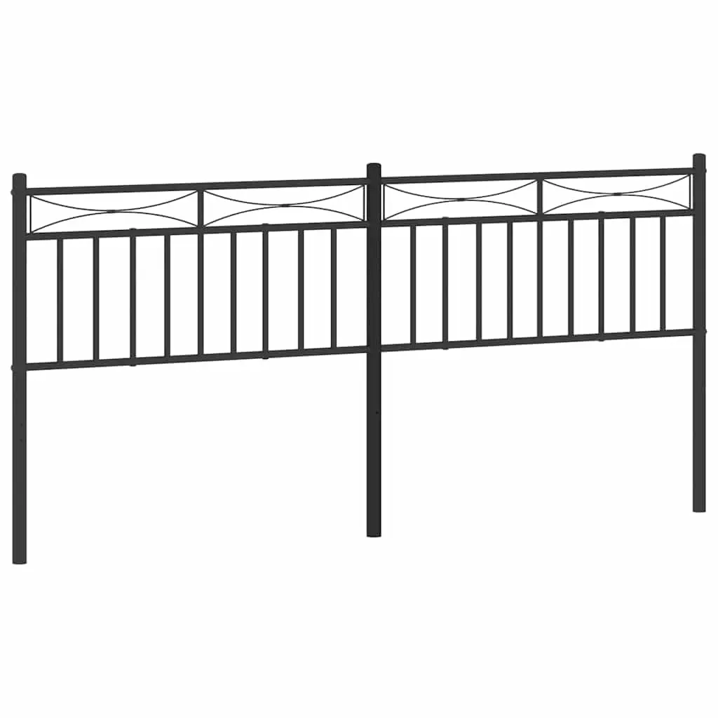 Metal Replace Headboard Black 180 cm 373727 - Furniture