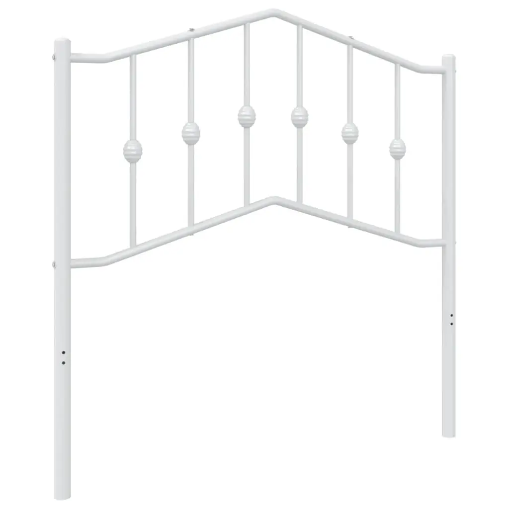 Metal Replace Headboard White 90 cm 373866 - Furniture