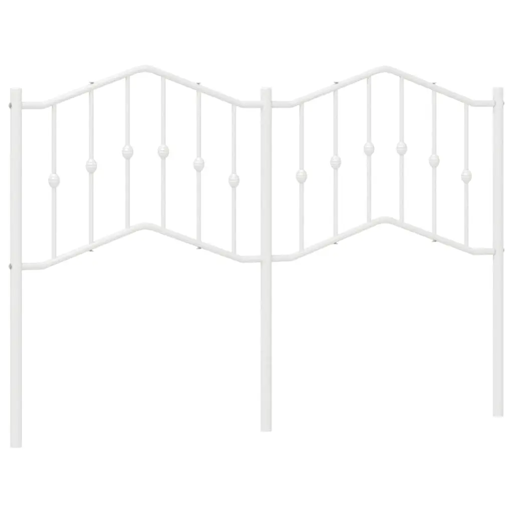 Metal Replace Headboard White 135 cm 373870 - Furniture